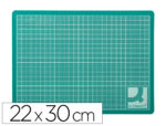 Plaque coupe q-connect pvc épaisseur 3mm 220x300mm a4 coloris vert