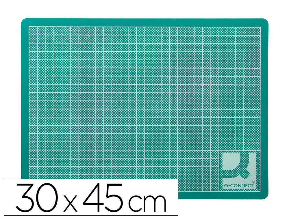 925150g-1.jpg Plaque coupe q-connect pvc épaisseur 3mm 300x450mm a3 coloris vert – Image 1