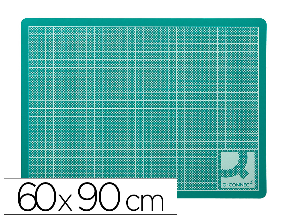 925152g-1.jpg Plaque coupe q-connect pvc épaisseur 3mm 600x900mm a1 coloris vert – Image 1
