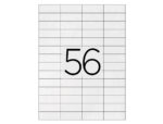 Étiquette adhésive q-connect 52.5x21.2mm coins droits imprimante jet encre laser copieur boîte 100 feuilles 5600 unités – Image 4
