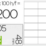 Étiquette adhésive q-connect 105x48mm coins droits imprimante jet d'encre laser copieur boîte 100 feuilles 1200 unités