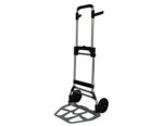 Diable pliant aluminium 1100x390x410mm pelle acier roues caoutchouc charge maximale 90kg poids 6.8kg – Image 3