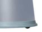 Tabouret q-connect plastique roues caoutchouc rétractables 2 niveaux base 44cm hauteur 43cm poids 2.9kg coloris gris – Image 4