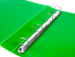 Classeur liderpapel 4 anneaux 25mm a4 260x315mm polypropylène dos 40mm porte-cartes visite coloris vert translucide – Image 5