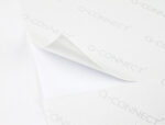 Étiquette adhésive q-connect 38.1x21.2mm coins arrondis imprimante jet d'encre laser copieur 100 feuilles 6500 unités – Image 6