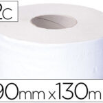 Papier hygiénique q-connect 90mmx130m double épaisseur rouleau
