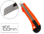 Cutter xd-38 q-connect large en plastique lame 18mm retractable interchangeable precoupee special emballage carton