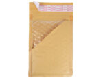Pochette bulles d'air q-connect 220x330mm 82g kraft matelasse rabat droit         auto-adhesive sans fenetre – Image 3