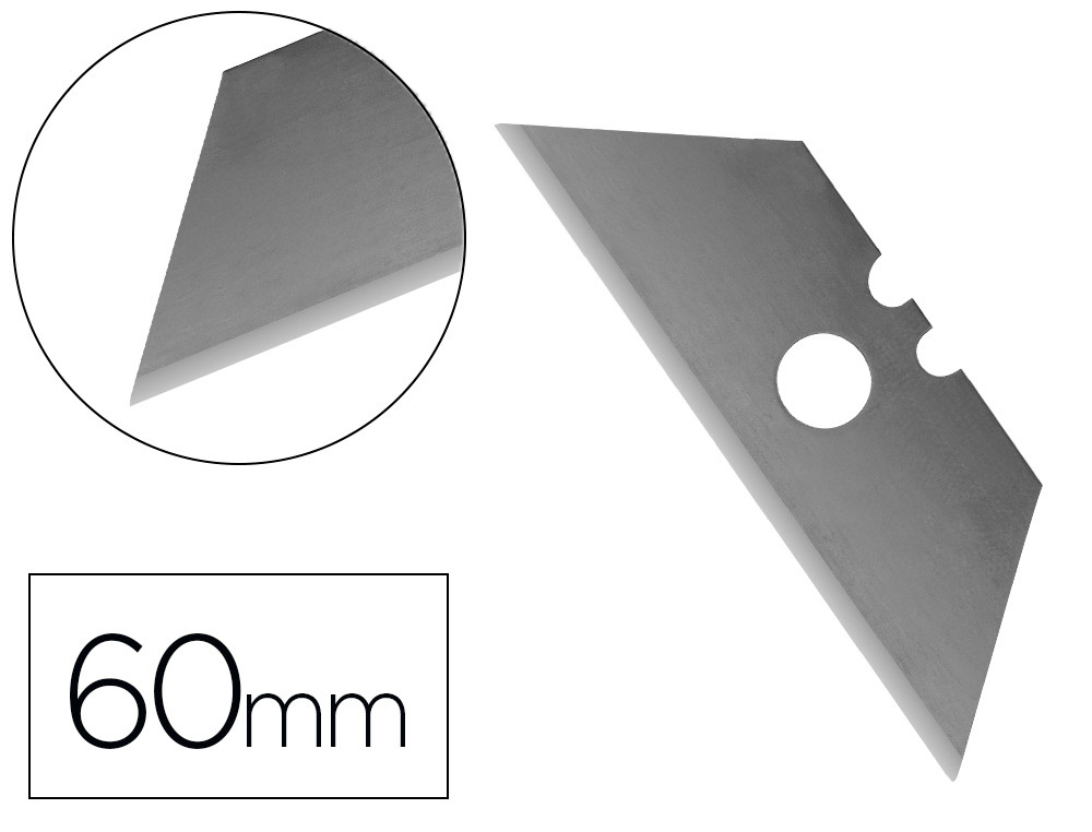 926101g-1.jpg Lame rechange q-connect cutter universel 18mm blister 5 unités – Image 1