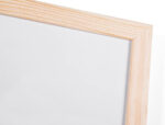 Tableau q-connect mélaminé cadre bois lisse lavable stabilité marqueurs spéciaux accessoires fixation mur 40x30cm – Image 4
