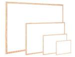 Tableau q-connect mélaminé cadre bois lisse lavable stabilité marqueurs spéciaux accessoires fixation mur 60x40cm – Image 9