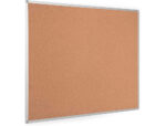 Tableau liège q-connect mural cadre aluminium résistance humidité accessoires fixation mur 1mm épaisseur 120x90cm – Image 4
