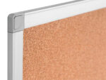 Tableau liège q-connect mural cadre aluminium résistance humidité accessoires fixation mur 1mm épaisseur 120x90cm – Image 5