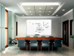 Tableau q-connect laqué magnétique cadre aluminium idéal collèges bureaux inclus accessoires fixation mur 120x90cm – Image 7
