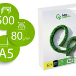 Papier écriture liderpapel a5 148x210mm blancheur extra opacité 80g/m2 paquet 500 feuilles