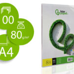 Papier écriture liderpapel a4 210x297mm blancheur extra opacité 80g/m2 paquet 100 feuilles