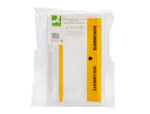 Pochette porte-documents q-connect 225x122mm auto-adhesive transparente texte francais allemand boite 100 unites – Image 9