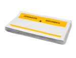 Pochette porte-documents q-connect 225x122mm auto-adhesive transparente texte francais allemand boite 100 unites – Image 5