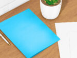 Chemise liderpapel papier cartonne 180g 310x230mm       document a4 210x297mm coloris coloris bleu ciel – Image 9