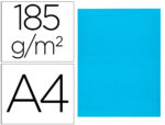 Chemise liderpapel papier cartonne 180g 310x230mm       document a4 210x297mm coloris coloris bleu ciel