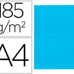 Chemise liderpapel papier cartonne 180g 310x230mm       document a4 210x297mm coloris coloris bleu ciel