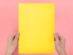 Chemise liderpapel papier cartonne 180g 310x230mm       document a4 210x297mm coloris pastel jaune intense – Image 9