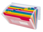 Trieur liderpapel série spectrafile pp 700 microns a4 210x297mm 13 compartiments couleur coloris frosty transparent – Image 3