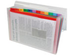 Trieur liderpapel série spectrafile pp 700 microns a4 210x297mm 13 compartiments couleur coloris frosty transparent – Image 7