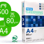 Papier multifonction  greening a4 80g haute        qualité pefc blancheur 146 opacité 92 rigidité 112 500f .