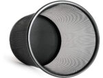 Corbeille à papier q-connect maille métallique forme circulaire 8.3l 235x260x190mm coloris noir – Image 7