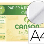 Papier dessin canson c à grain crayon encre gouache feutre 224g a4 pochette 12f