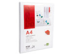 Classeur kangourou liderpapel 2 anneaux 16mm 283x320mm document a4 plastique dos 28mm coloris blanc – Image 6