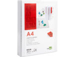 Classeur kangourou liderpapel 2 anneaux 25mm 283x320mm document a4 plastique dos 40mm coloris blanc – Image 3
