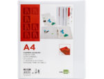 Classeur kangourou liderpapel 2 anneaux 40mm 283x320mm document a4 plastique dos 50mm coloris blanc – Image 3