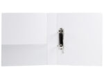 Classeur kangourou liderpapel 2 anneaux 40mm 283x320mm document a4 plastique dos 50mm coloris blanc – Image 5