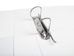 Classeur kangourou liderpapel 2 anneaux 40mm 283x320mm document a4 plastique dos 50mm coloris blanc – Image 2