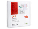 Classeur kangourou liderpapel 4 anneaux 40mm 283x320mm document a4 plastique dos 50mm coloris blanc – Image 7