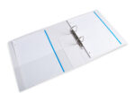 Classeur kangourou liderpapel 2 anneaux 55mm 283x320mm document a4 plastique dos 70mm coloris blanc – Image 7
