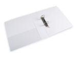 Classeur kangourou liderpapel 2 anneaux 55mm 283x320mm document a4 plastique dos 70mm coloris blanc – Image 5
