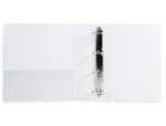 Classeur kangourou liderpapel 4 anneaux 55mm 283x320mm document a4 plastique dos 70mm coloris blanc – Image 10