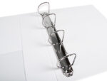 Classeur kangourou liderpapel 4 anneaux 55mm 283x320mm document a4 plastique dos 70mm coloris blanc – Image 6