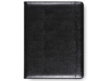 Conférencier a4 plastique bloc -notes inclus plusieurs compartiments poche rabat 32x25x2,5cm coloris noir – Image 2