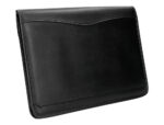 Conferencier q-connect a4 calculatrice plastique fermeture eclair pochette tel. portable 4 anneaux 40mm 35,5x26x1cm noir – Image 3