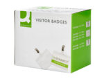 Badge q-connect clip pvc pince métallique carte blanche fournie format 60x90mm – Image 6