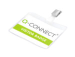 Badge q-connect clip pvc pince métallique carte blanche fournie format 60x90mm – Image 7