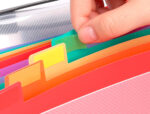Trieur liderpapel série spectrafile polypropylène a4 210x297mm 700 microns 13 compartiments coloris frosty transparent – Image 8