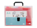 Trieur liderpapel série spectrafile polypropylène a4 210x297mm 700 microns 13 compartiments coloris frosty transparent – Image 2