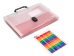 Trieur liderpapel série spectrafile polypropylène a4 210x297mm 700 microns 13 compartiments coloris frosty transparent – Image 4