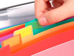 Trieur liderpapel série spectrafile polypropylène a4 210x297mm 1200 microns 26 compartiments coloris frosty transparent – Image 8
