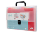 Trieur liderpapel série spectrafile polypropylène a4 210x297mm 1200 microns 26 compartiments coloris frosty transparent – Image 3